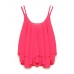 Women Casual Sexy Loose Sleeveless Vest Chiffon Tank Tops