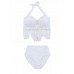 Sexy Hot Women Plus Size High Waist Push Up Tassle Swimsuit