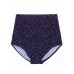 Women Vintage Dots Plus Size Wireless Backless High Waist Bikini Swimsuits