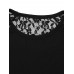 Sexy Lace Patchwork Hollow Out Long Sleeve Women Bottom T-Shirt