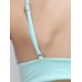 Women Sexy Spaghetti Strappy Lace-Up Pure Color Criss Cross Bandage Bikini Set Swimwear