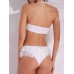Women Sexy Ruffled Halter Push Up Lace Brazilian Bikini Set Low Waist Swimsuit