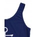 Casual Women Anchor Pattern Sleeveless Solid Vest Tank Top