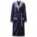 Winter Thicken Flannel Cardigan Bathrobe Comfortable Keep Warm Nightwear For Women Men Couples