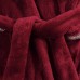 Winter Thicken Flannel Cardigan Bathrobe Comfortable Keep Warm Nightwear For Women Men Couples
