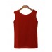 Summer Casual Sleeveless Pure Color Women Tank Tops