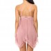 See Through Flounces Backless Nightdress Sexy Lingerie