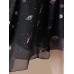Cotton V-neck Flared Sleeve Star Dress
