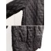 Vintage Women Retro Cotton Loose Pleated Plaid Button Long Coats with Pockets